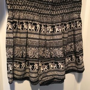 Boho elephant shorts
